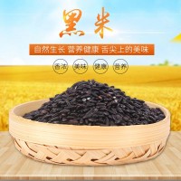 批發25kg五谷雜糧黑米 袋裝東北黑香米 煮粥做飯營養健康濃香